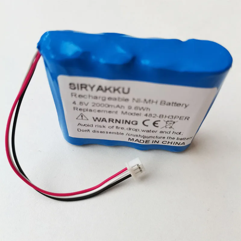 Batería NI-MH de 4,8 V y 2000mAh para 482-BH3PER, OM11484 para Chatillon Force DFE, medidor de fuerza Digital de DST-11