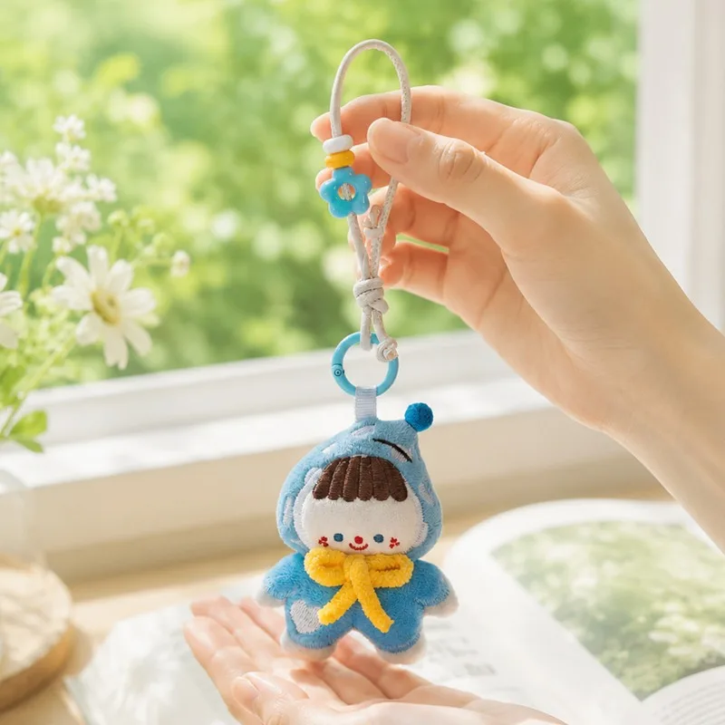 Trending Cute Girl Qiqi Cartoon Keychain Bag Pendant Cute Doll Cartoon Pendant Plush Toy For Girlfriends And Family Holiday Gift - view 4