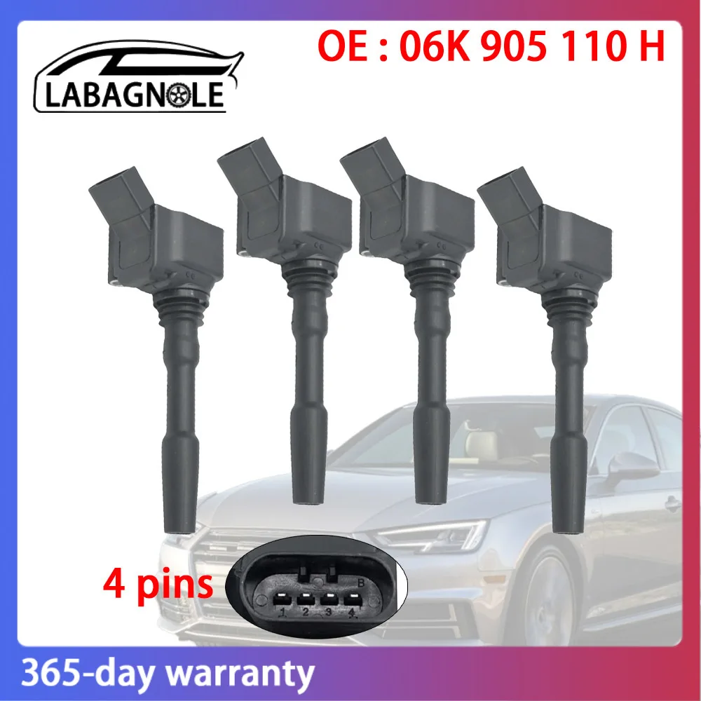 

Разъем катушек зажигания 06K905110H 06K905110D OE Качество для EA888 Gen3 Audi A4 A6 Q3 Q5 VW Golf Passat Tiguan CC 06K 905 110 H