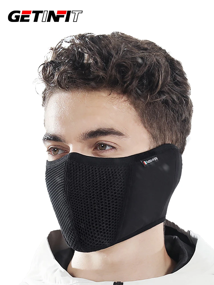 AliExpress NONE GETINFIT 1Pcs Winter Cycling Mask Olive Fleece Warmth Outdoor Windproof Cold Protect Ear Neck Protect Men Breathable Dust-proof