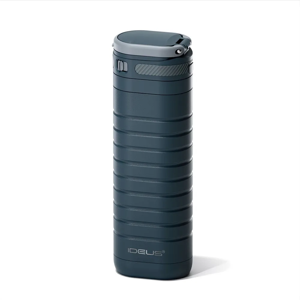 Ideus sports thermos, 390ml stainless steel, insulated, lockable, leak-proof, suitable for travel and outdoor activities