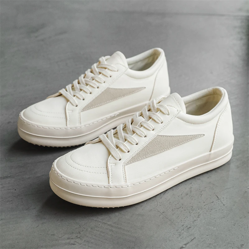 ​2025 Men’s Trendy Skate Shoes– Cool Street Style, Retro American Design, Thick Sole, Casual & Multipurpose