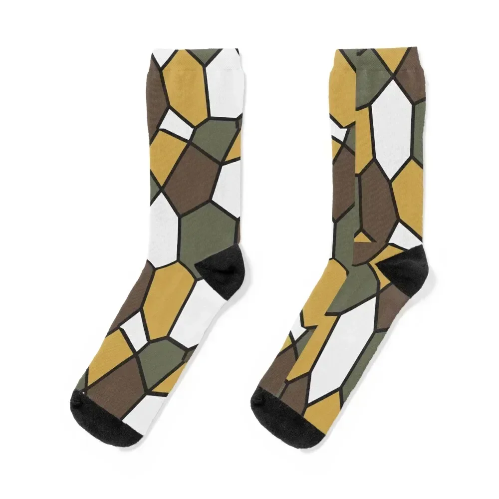 British Lozenge Camouflage Socks fashionable Stockings man funny gift golf Socks For Women Men's