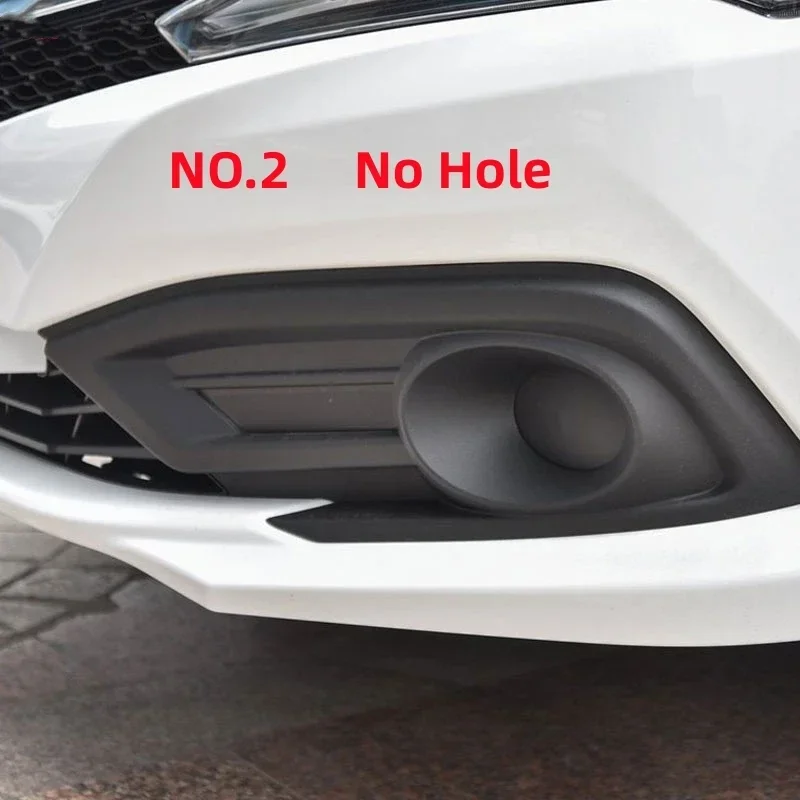 For BYD F3 2018 Third-generation F3 Fog Light Frame  Lampshade Frame Front Bumper Day Running Light Base Frame