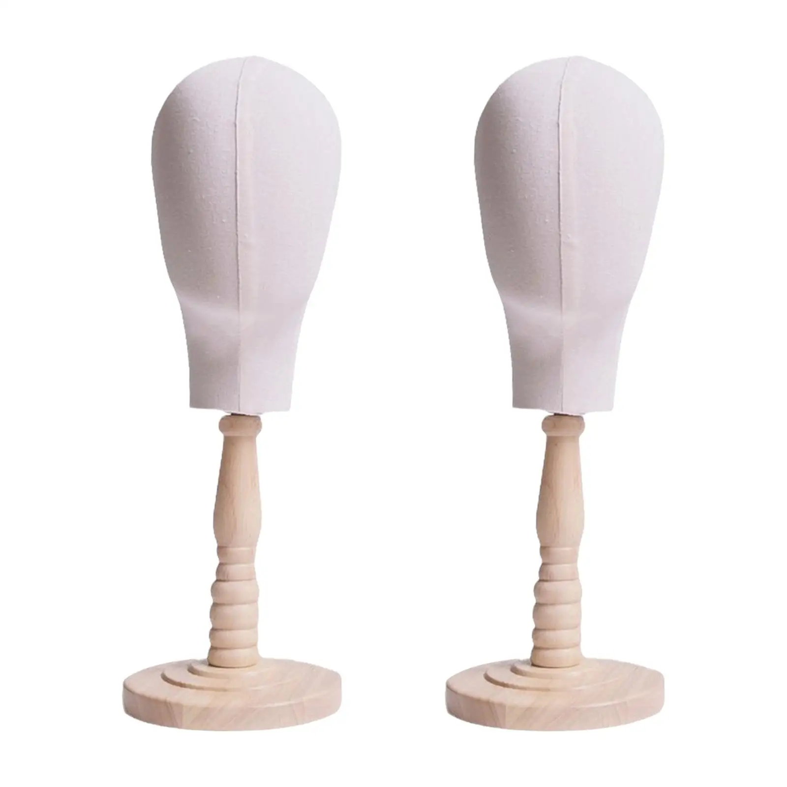 

Manikin Head Wig Holder for Hairdresser Training Personal Use Styling Drying