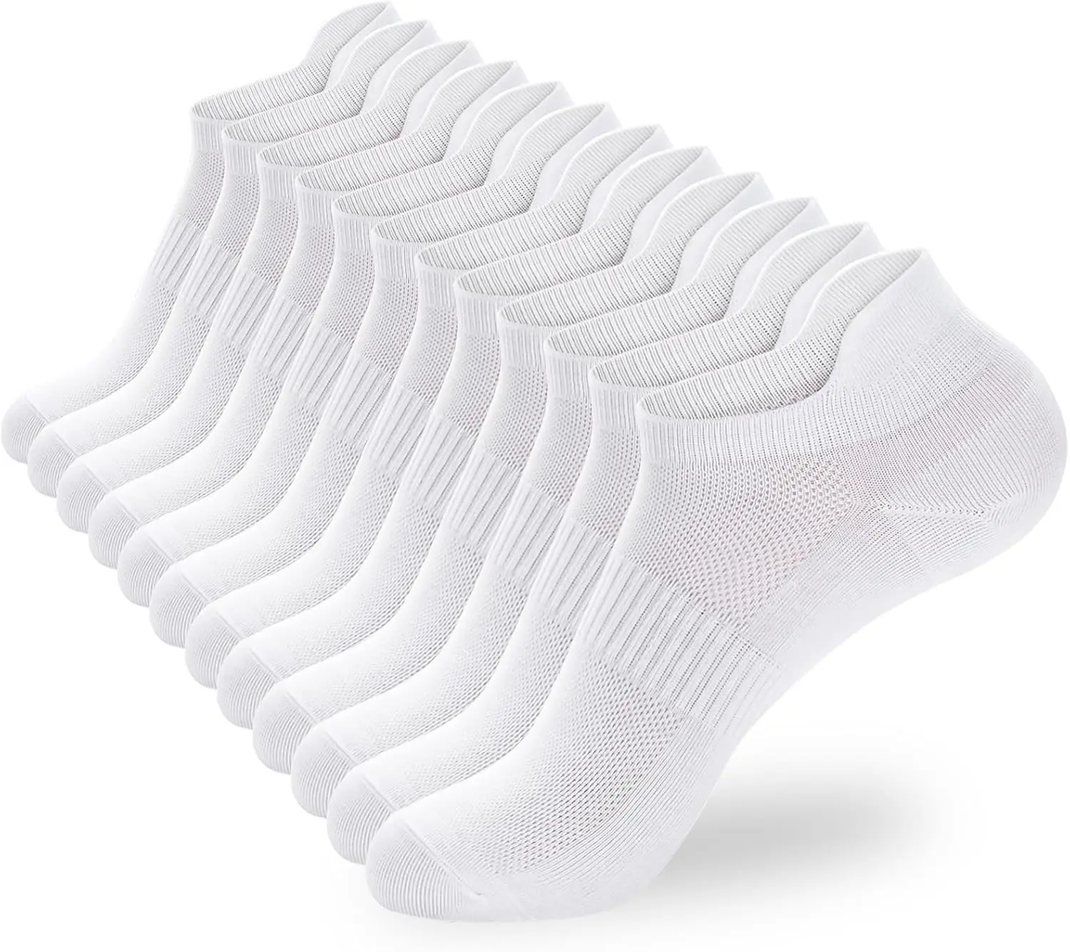 

Ankle Socks for Women and Men - 6/10 Pairs Low Cut No Show Athletic Running Socks