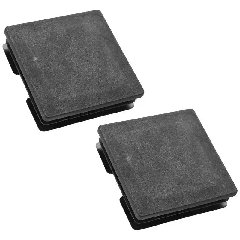【VALUE MONEY】75Mm X 75Mm Plastic Square Caps Tube Pipe Inserts End Blanking 2 Pcs