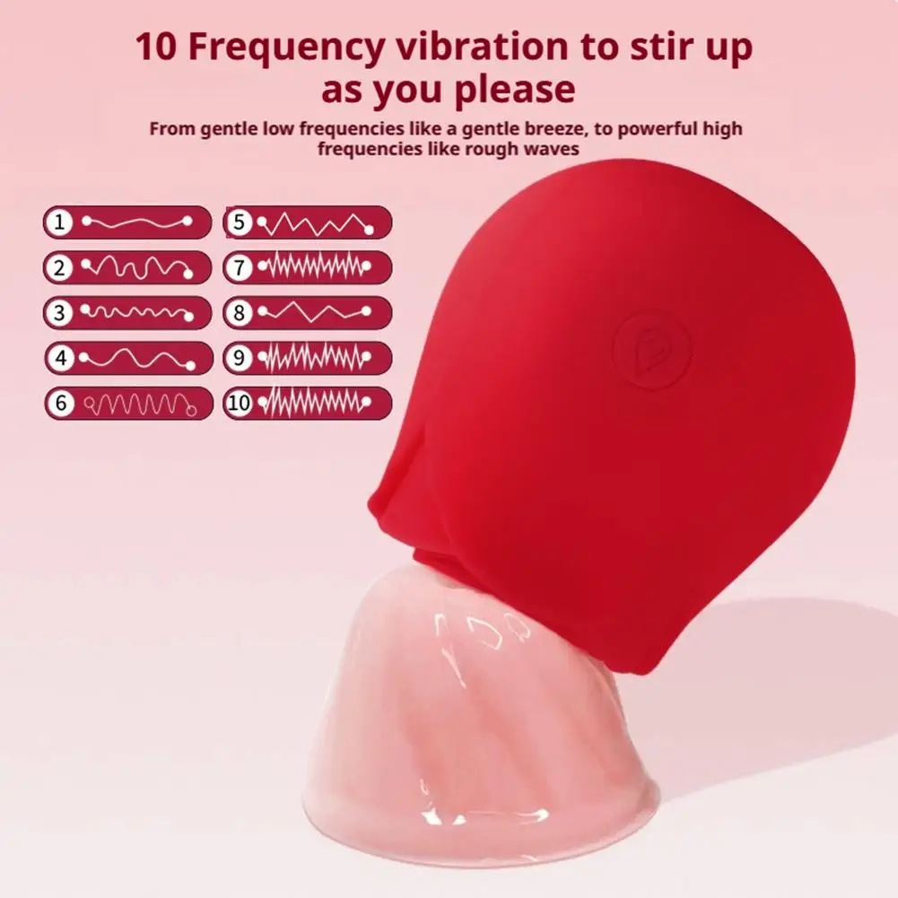 Powerful Sucking Vibrator for Women Vacuum Clitoris Stimulator Female 10-Frequency Vibrators Rose Design Sex Toys Silent - Image 6