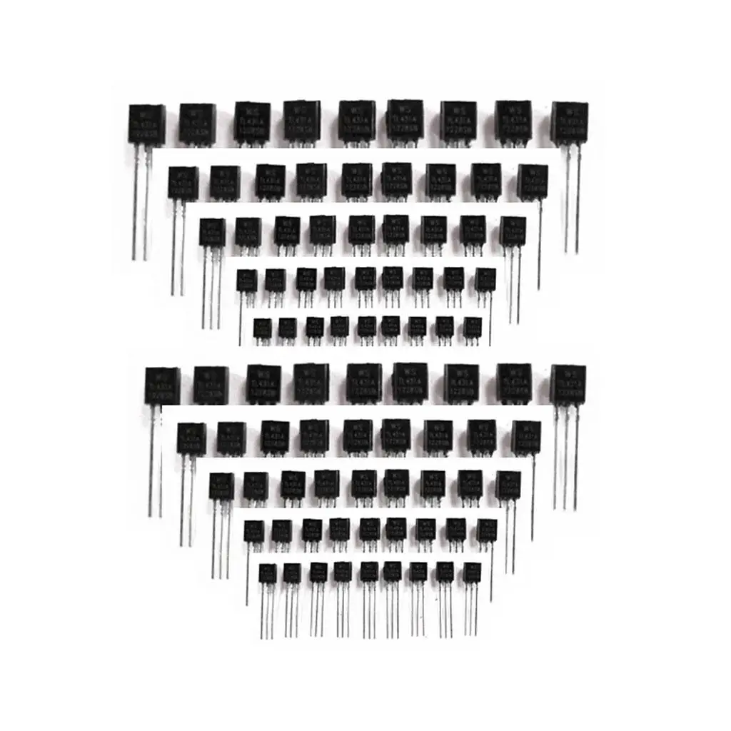 TL431 TL431A 431 TO-92 Closely Benchmark IC 0.5% Shunt Regulators Pack of 100