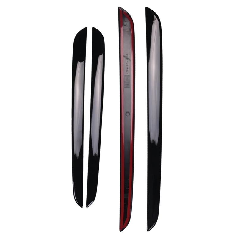 

For Honda HRV HR-V Vezel 2021 2022 Glossy Black Inner Door Panels Strip Decoration Cover Trim