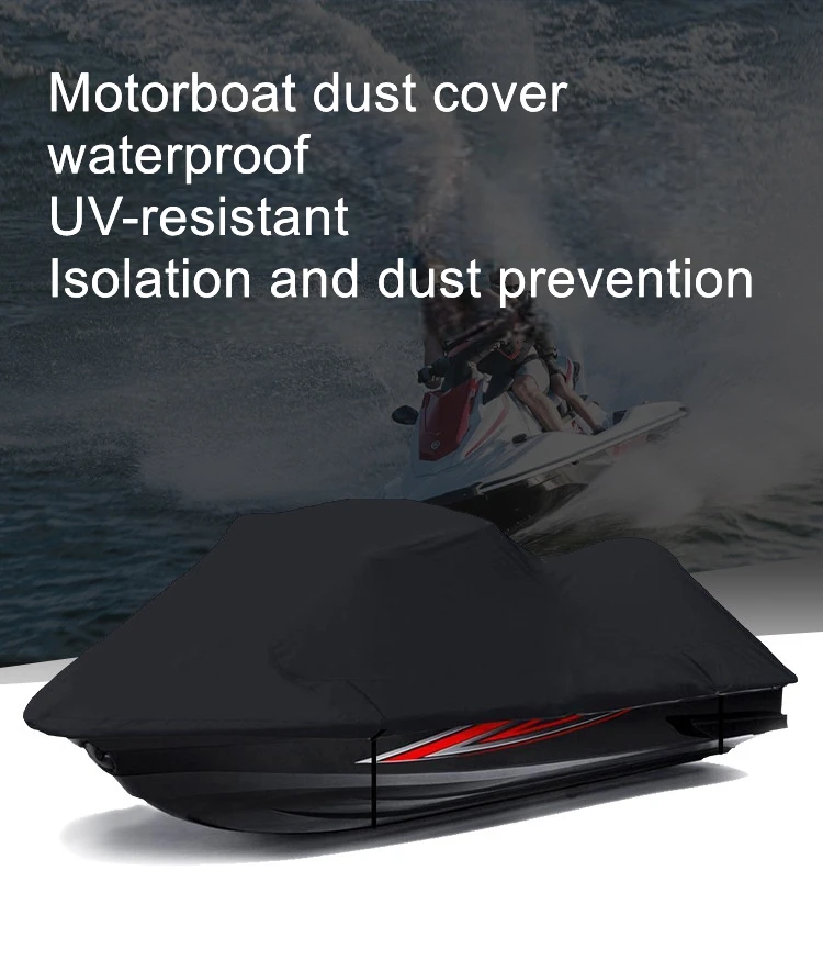 210D waterborne motorboat cover, yacht cover, UV resistant motorboat suit, waterproof, dustproof, speedboat rain cover