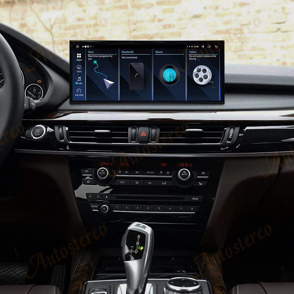 15.8 بوصة كوالكوم أندرويد 13 Carplay لسيارات BMW X5 X6 2014-2018 سيارة مشغل وسائط متعددة نظام تحديد المواقع والملاحة راديو السيارة شاشة رئيس وحدة