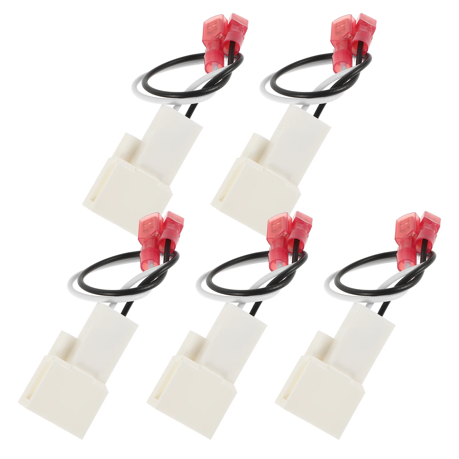 

5pcs Car Audio Adapter Speaker Harness Converter Cable Plug Replacement Install Wire for Vehicle Sound System Upgrade Speaker