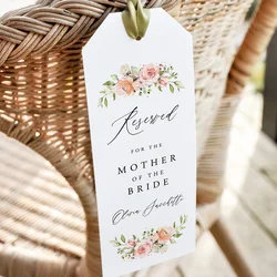 Personalize Reserved Row Signs Wedding Sign for Seats Reserved Row Custom Wedding Ceremony Party Decoration This Row Is Reserved