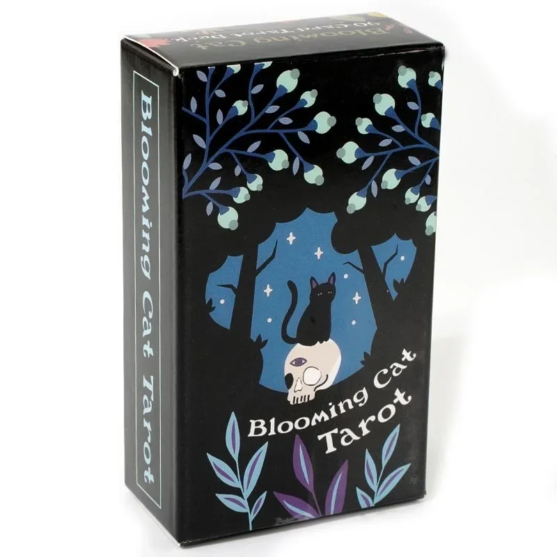 

1Pcs Blooming Cat Tarot Deck Leisure Party Table Game High Quality Fortune-telling Prophecy Oracle Cards For Family Party Games