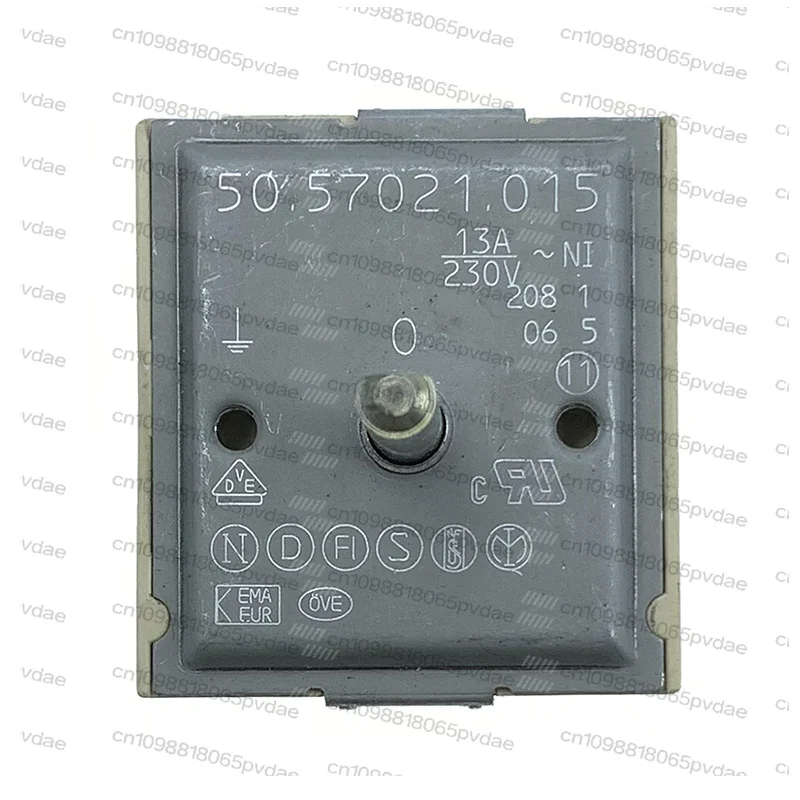 50.57021.015 EGO Single Energy Regulator Stove/Cooktop Control Switch 50.57021.010 Electric Range Infinite Switch Compatible 13A