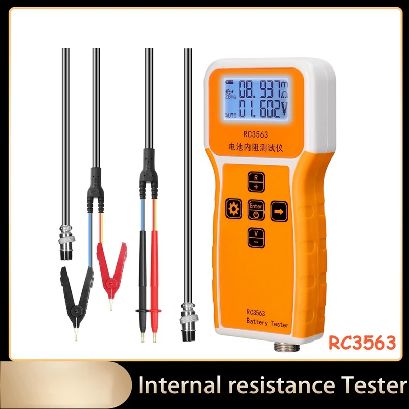 RC3563 Battery Voltage Internal Resistance Tester Trithium Lithium Iron Phosphate 18650 Battery Tester