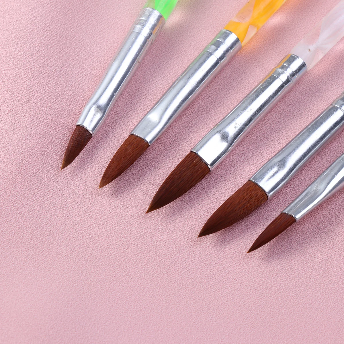 5Pcs Rhinestone Spiral Brushes for Nail Art Design DIY Acrylic Manicure Tools Set Precision Dotting Painting Pen