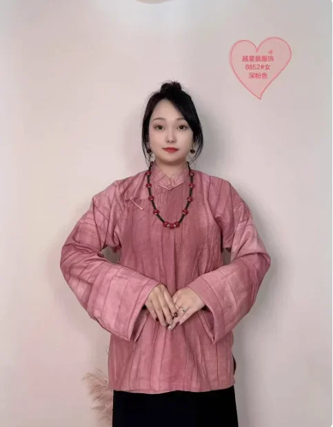 بلوزة Xizang التبتية ذات الإصدار الفضفاض