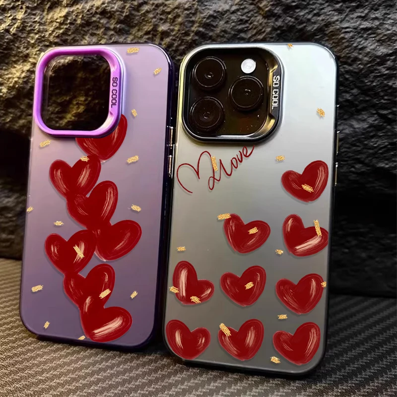 Heart Print Phone C… - image