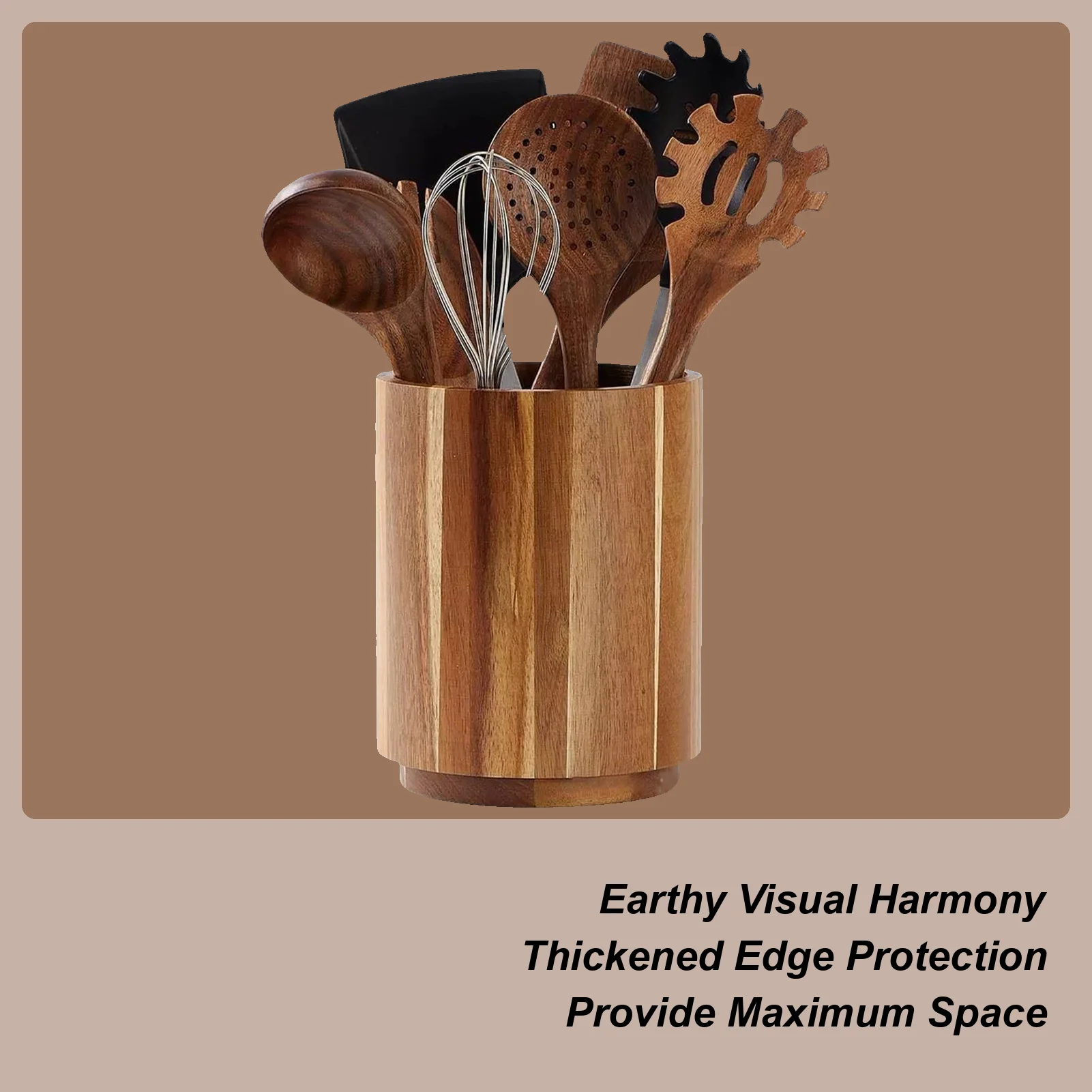 

High-end Kitchen Utensil Holder Chopstick Cage Wooden Accessories Holders Storage Shelf Kitchen Chopsticks Storage Cutlery