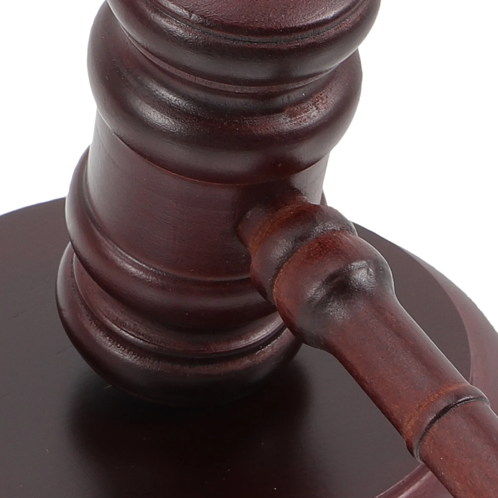 

1Set Judge Gavel Wooden Auction Hammer Solid Wood Portable Lightweight for Court Lawyer Bidding Auction