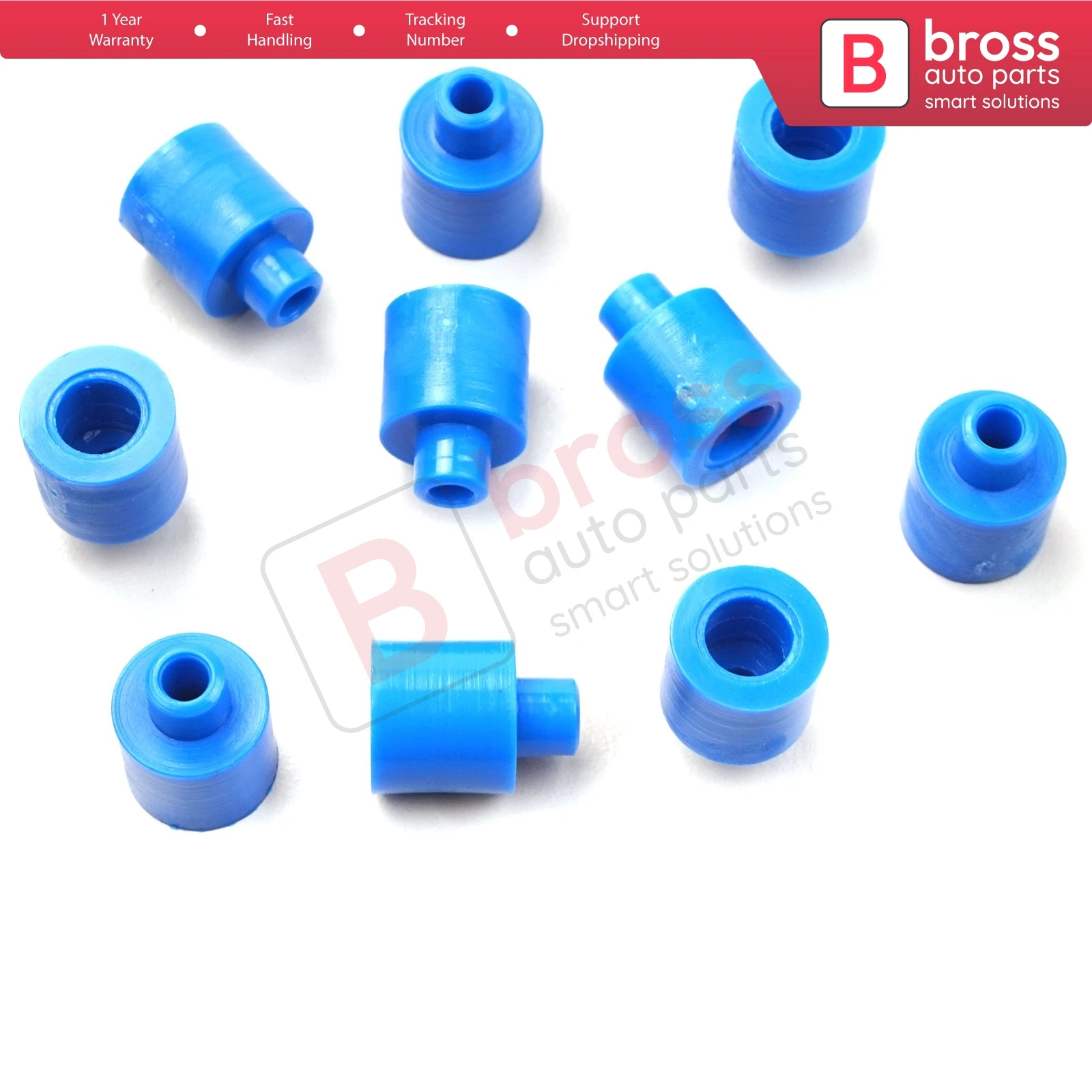 Bross Auto Parts BCP008 10 Pieces Cable End Rope Dowel for Window Regulator Winder Mechanism Type BCP008 Fast Handling