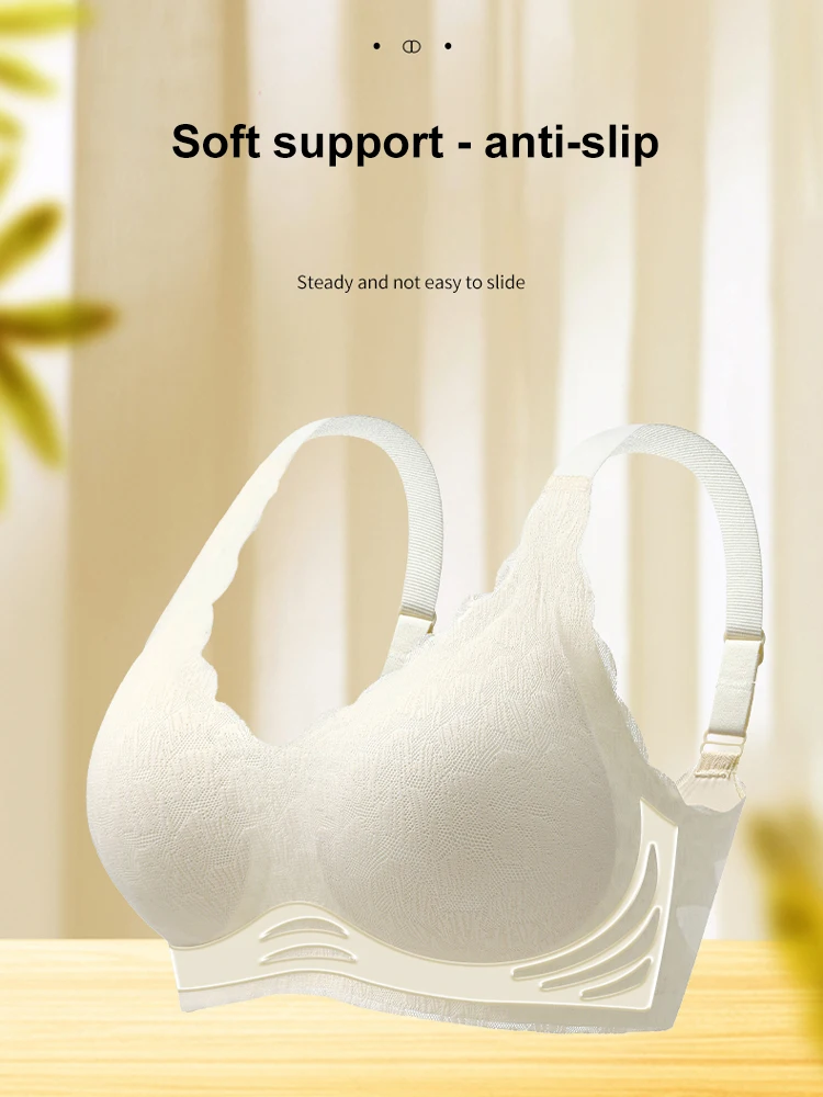 Soft Support Women Push Up Bra Full Cup Sling Adjustable Plus Size Bras Thin Seamless Sport Underwear Ladies Sexy Lingerie