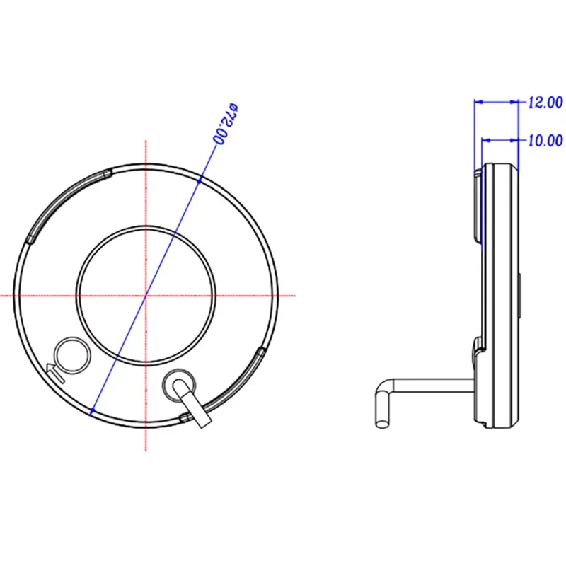 Outdoor BBQ RV Kitchen Gas Stove LPG Level Gauge Coin Battery Power APP Methane Gas Tank Level Detection