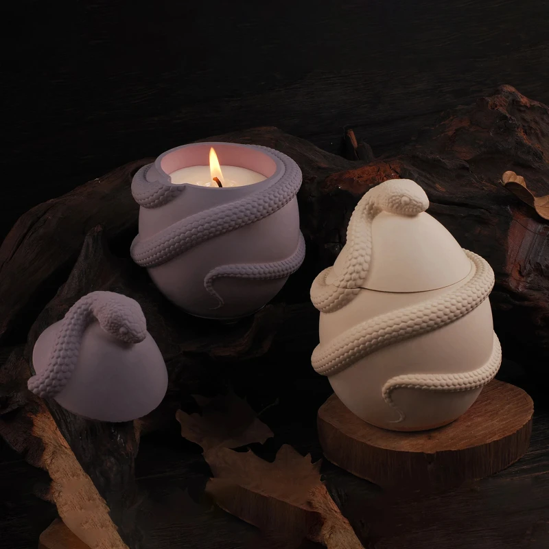 

3D силиконовые формы для змеиного яйца для поделок своими руками, изготовление свечей, банка для хранения, украшения из эпоксидной смолы, домашний декор, принадлежности для рукоделия