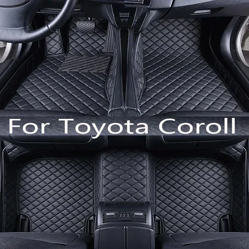 Car Floor Mat for Toyota Corolla E140 E150 Axio 2007~2013 2008 Liner TPE Waterproof Pad Custom Full Cover Carpet Rug Accessories