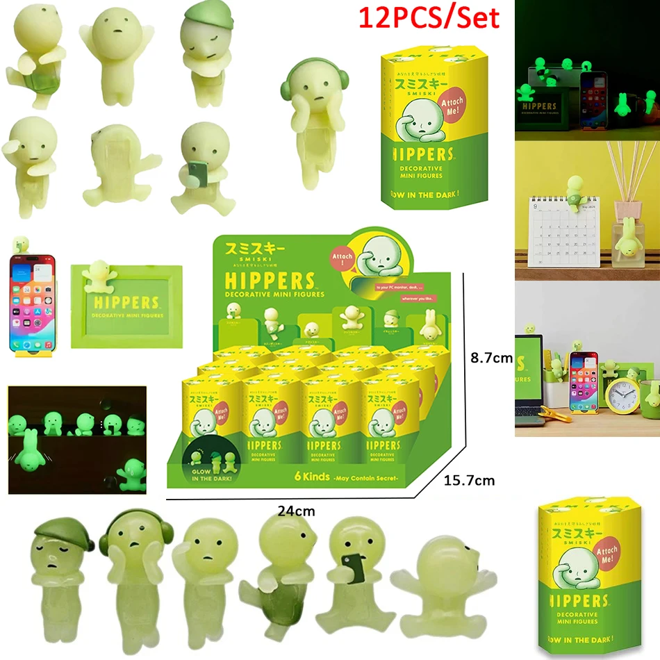 Cute Night Light Blind Box Corner Jun Toys Mystery Boxes Cute Mobile Phone Pendant Car Office Decoration Kid Gift