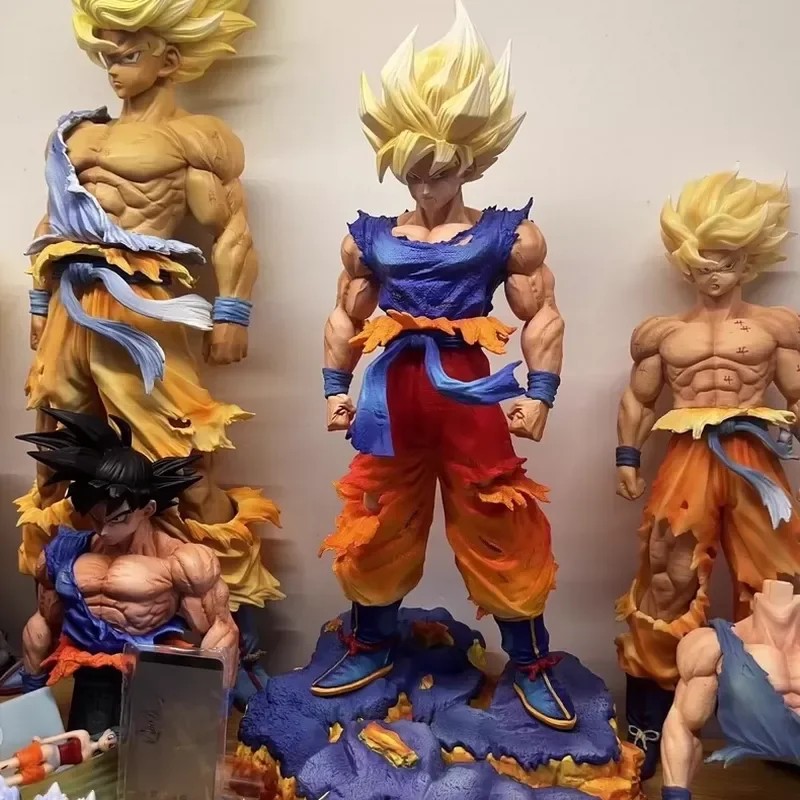 

Dragon Ball Super Saiyan 35cm Jd First Super Goku Handmade Jt Factory Gk Statue Ornament Model Male Gift Box Collection Edition