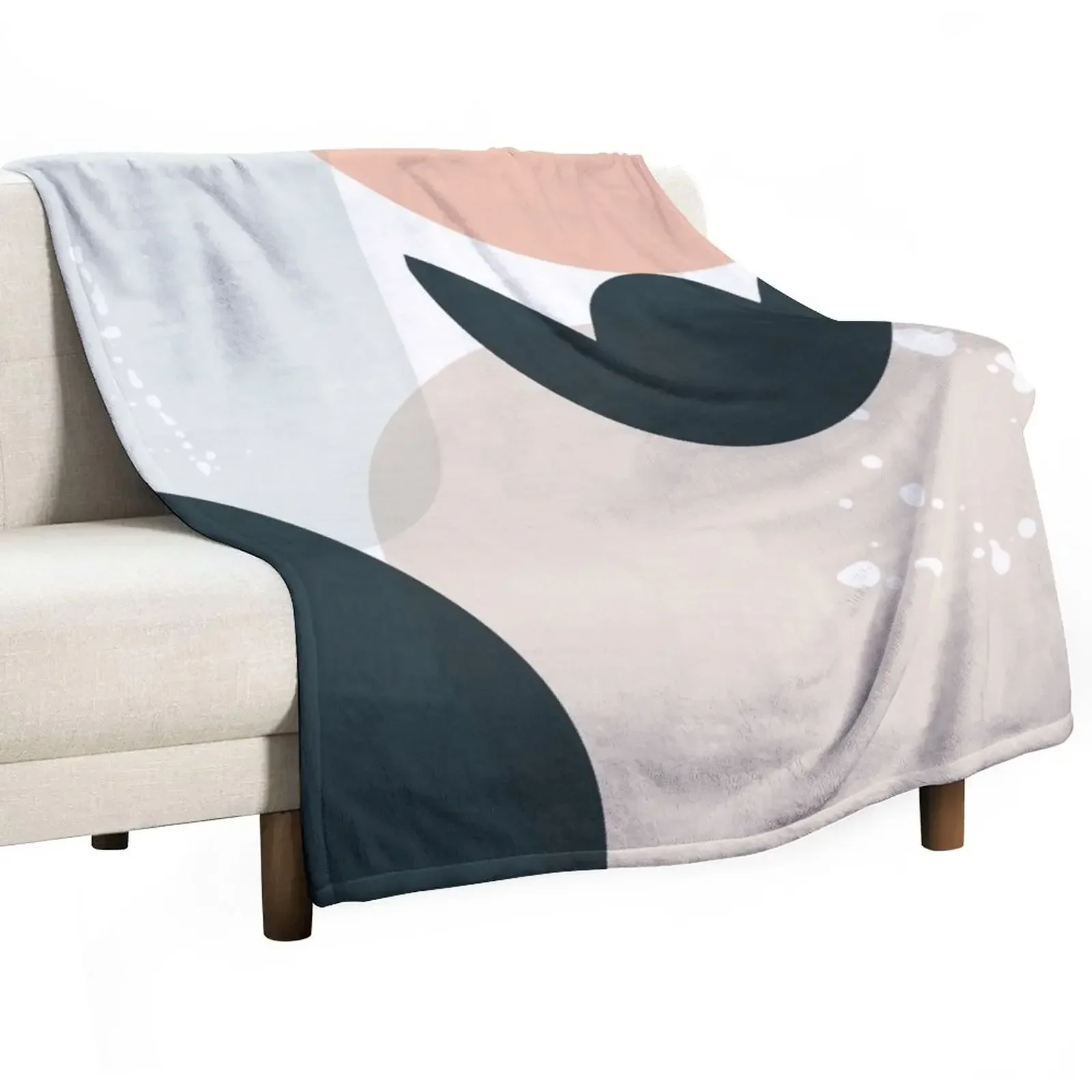 

Abstract Minimalist No 2 Throw Blanket Thins Bed linens Flannel Fabric Blankets