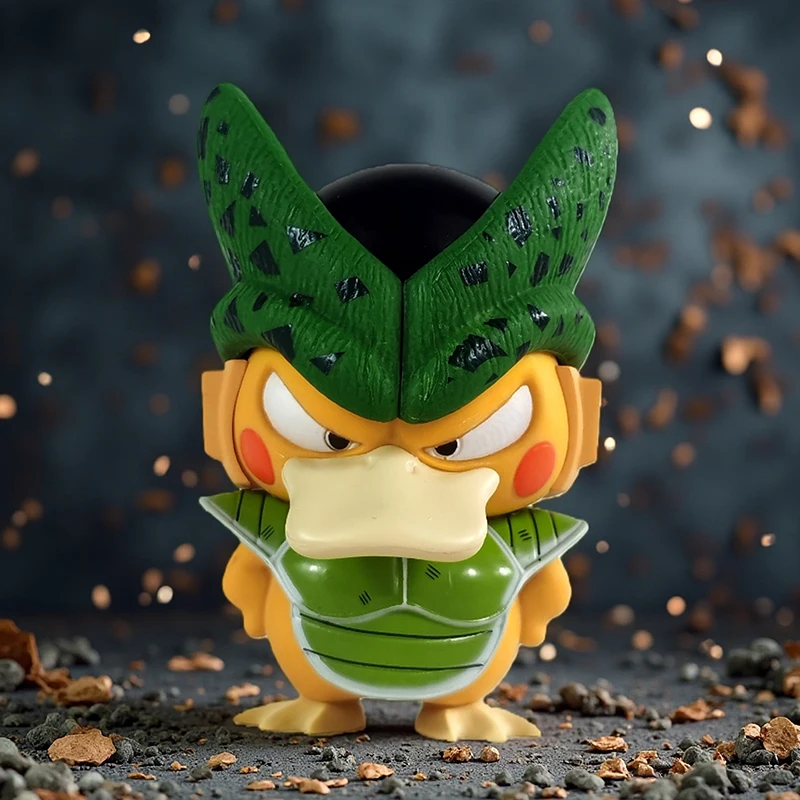 Anime Figur Dragon Ball Z Cell Cosplay Psyduck Cell Figur Action Figur Spielzeug Halloween Geschenk Puppe