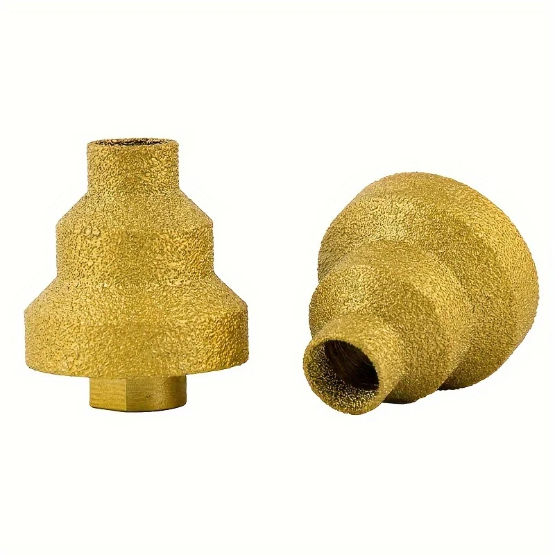 Diamant-Lötkegel-Reibahlen-Bohrer-Set, 20 mm, 35 mm, 50 mm Größen mit M10-Gewinde, zum Bohren und Trimmen von Ziegelarbeiten, Marmor – Detail 4
