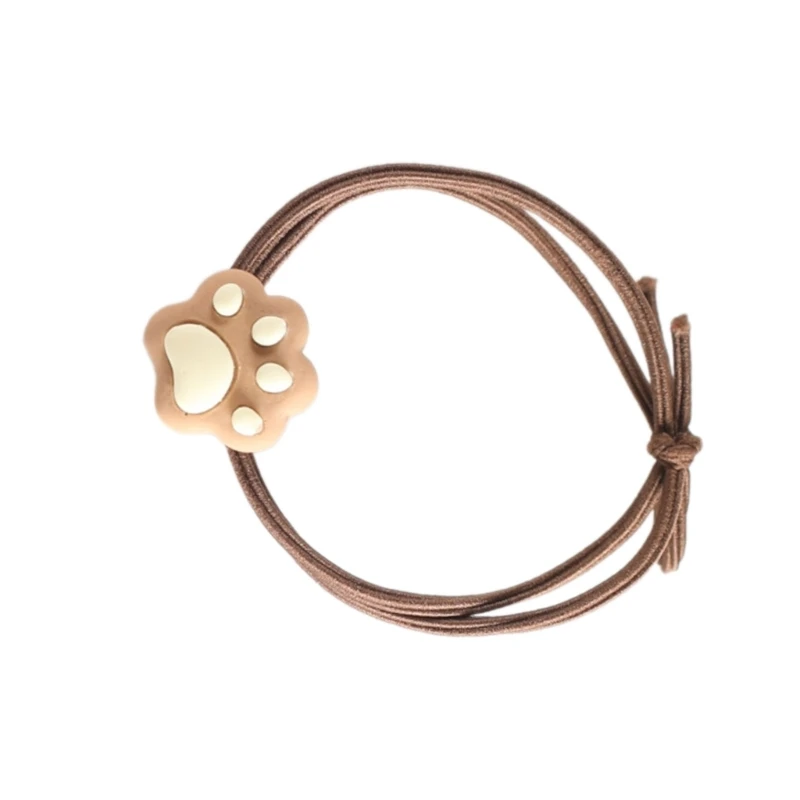 Cartoon Kitten Hair Tie Hair Rope Strong Hold Christmas Costume Hair Rope Non-Slip