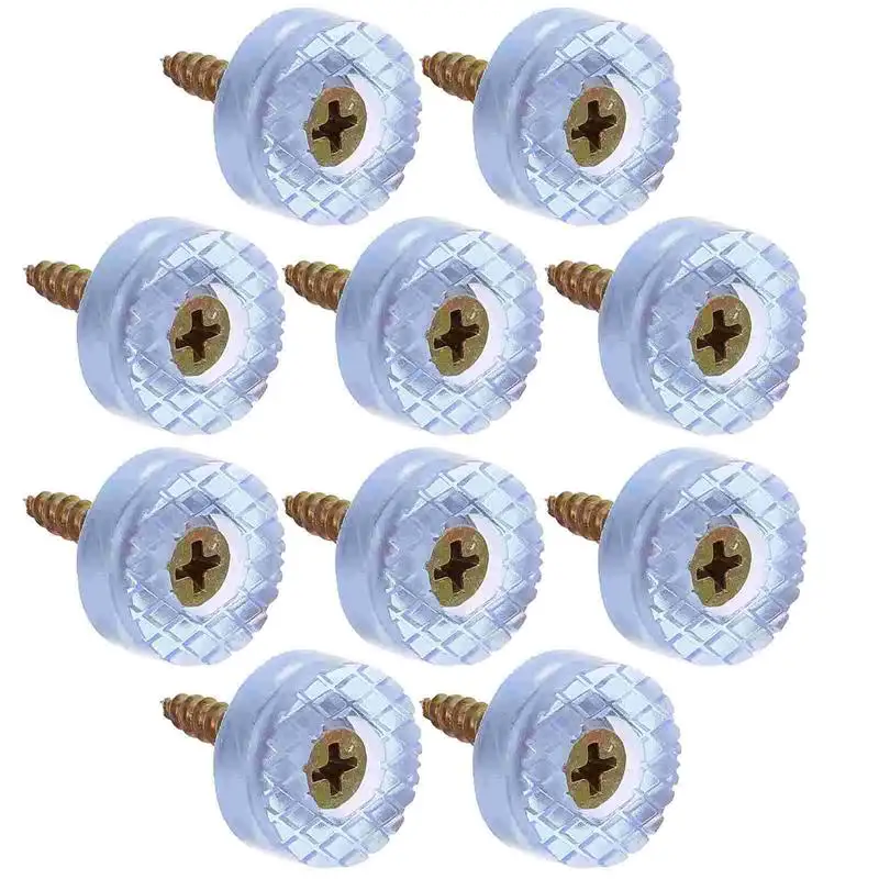 20 Pcs Furniture Foot Nails Silent Anti-slip Heightening Pad Chair Legs Non-slip Feet Rubber Spikes