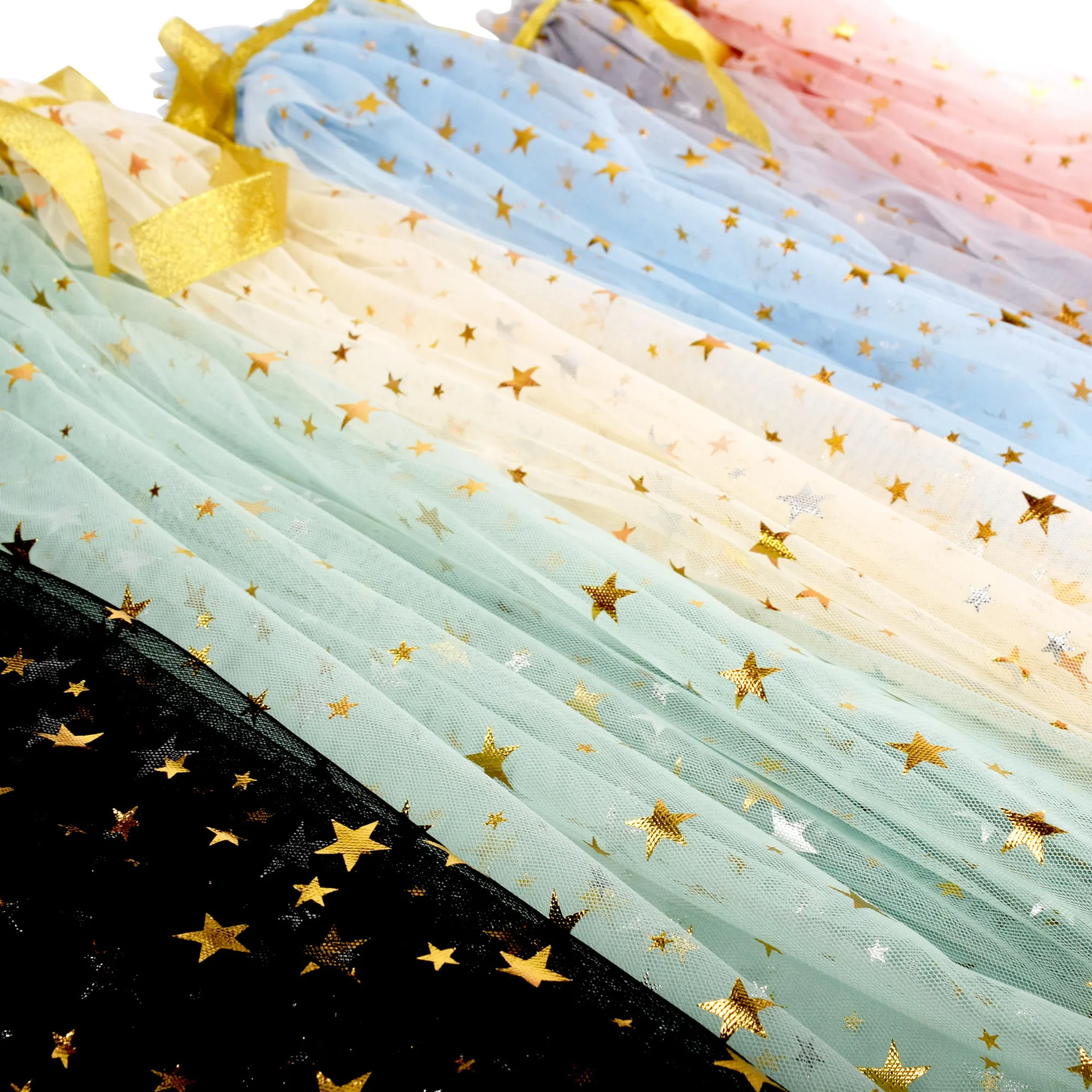 Thin Kids Fairy Tulle Cloak Party Performance Cape Matching Star Wand Prop