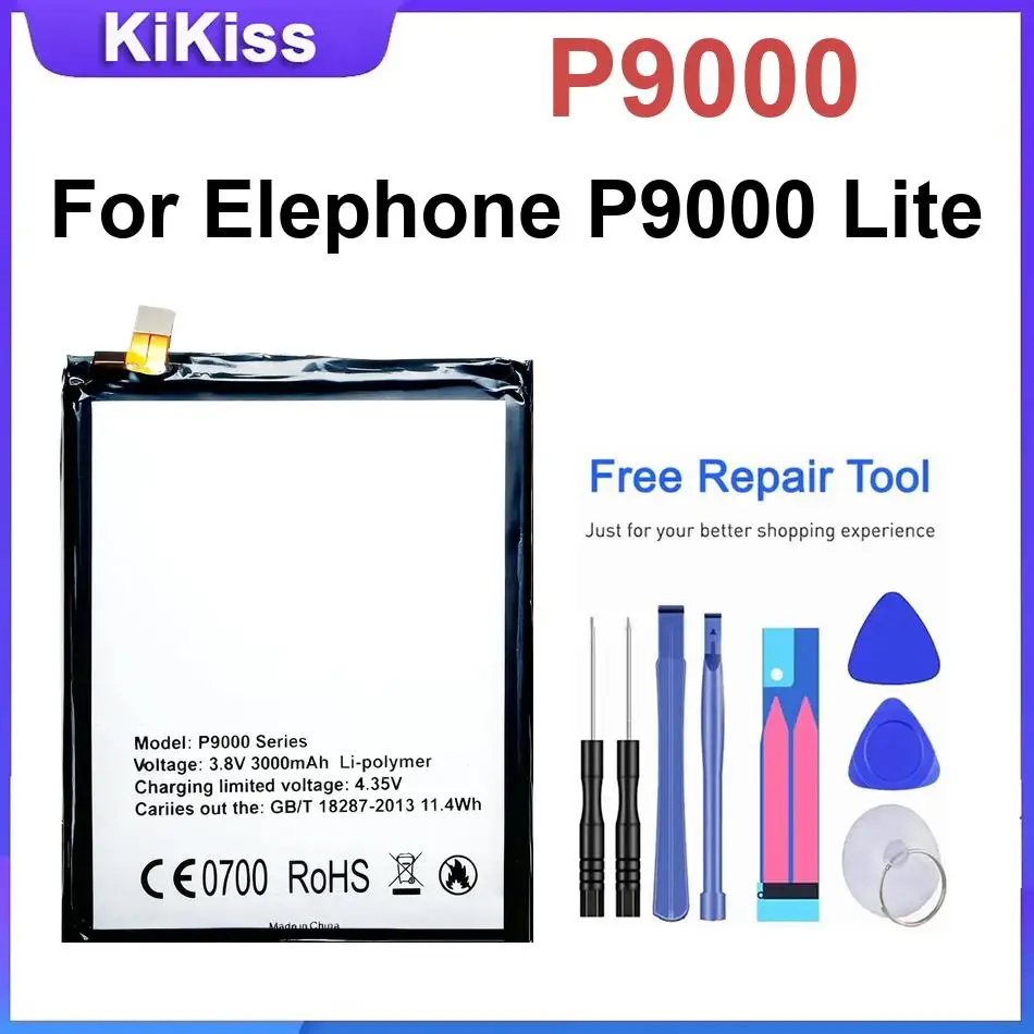 Mobile Phone Battery For Elephone P9000 Lite,P9000 Li-ion Polymer Batteries