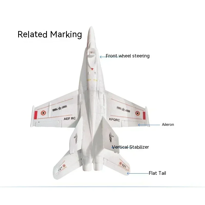 KPQ F18 Super Model 12 Leaf 70mm Channel Epo Jet Fixed Wing Adult Assembly Remote Control Combat Aircraft Toy Gift Rc Plane