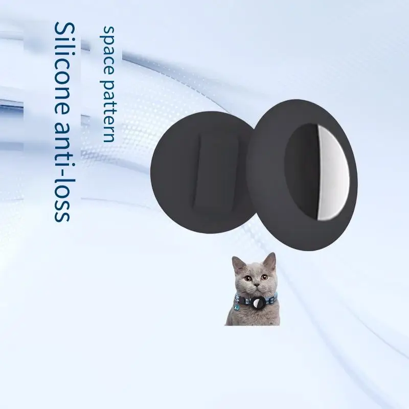

Suitable for Apple Airtag Positioner Protective Cover Airtag Anti-loss silicone Protective Cover Applicable to Cat Necklace