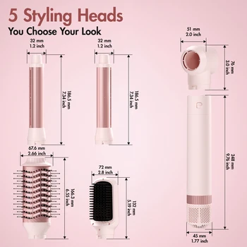 5-in-1 Hair Dryer Brush & Hot Air Styler Air Styling System 10