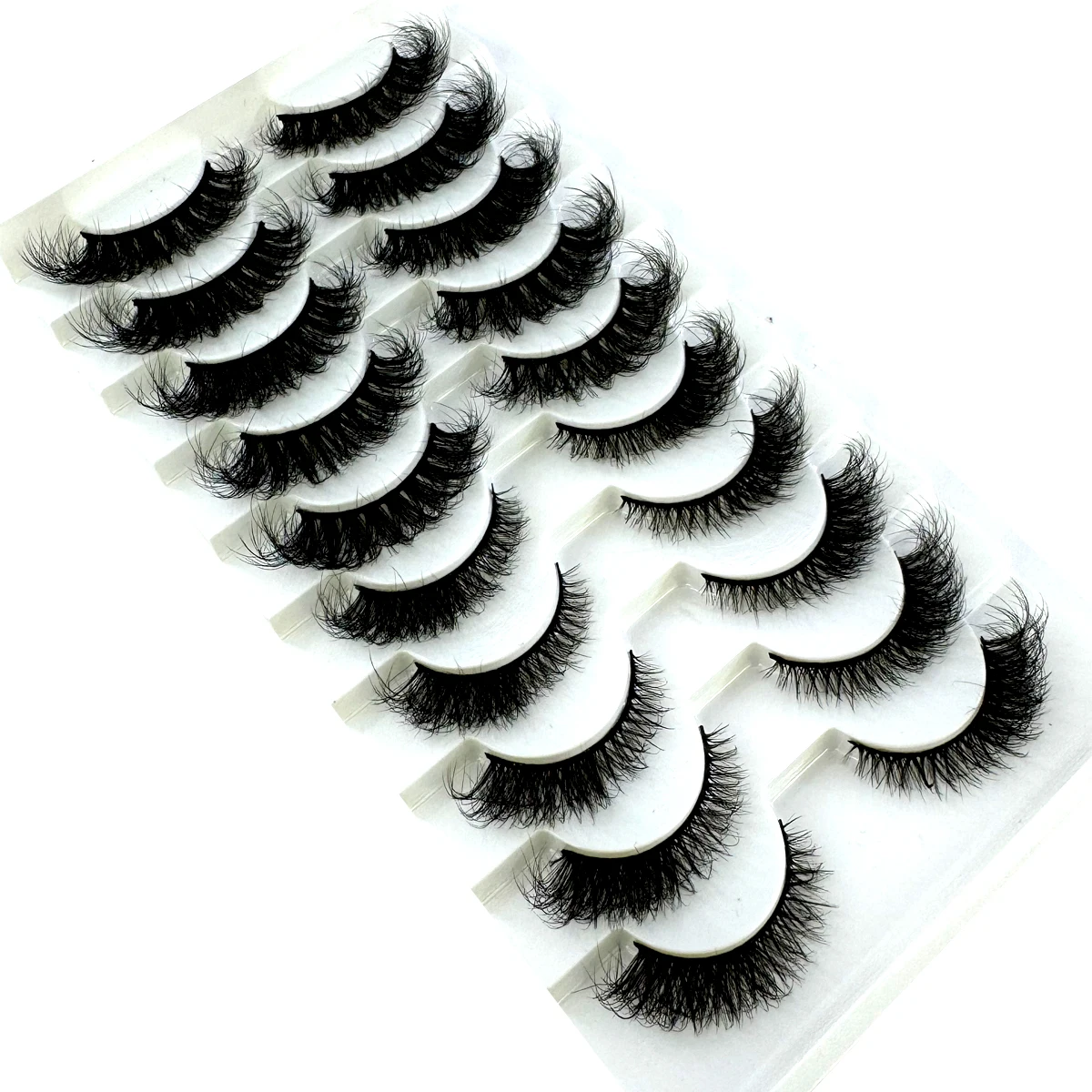 Cat Eye Lashes Fluffy Mink Lashes Reusable Thick Faux False Eyelashes Natural lashes Extention Makeups Maquillaje Reusable Tools