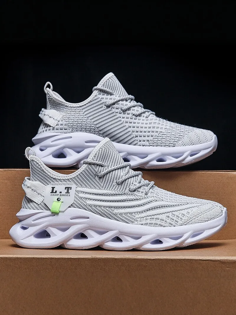 Men's Coconut Shoes Anti-Odor Breathable Mesh Running Sports Casual Slip-Resistant Soft Bottom Dad Shoes Fall 2026 New Model