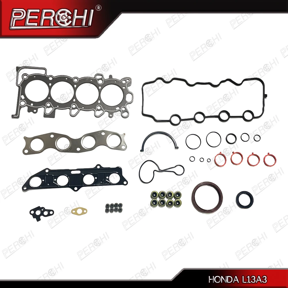 

L13A1 L13A8 Engine Head Gasket Kit Full Set for HONDA CITY IV Saloon (GE4) FIT 1.3 JAZZ II 50248200 06110-REA-Z01