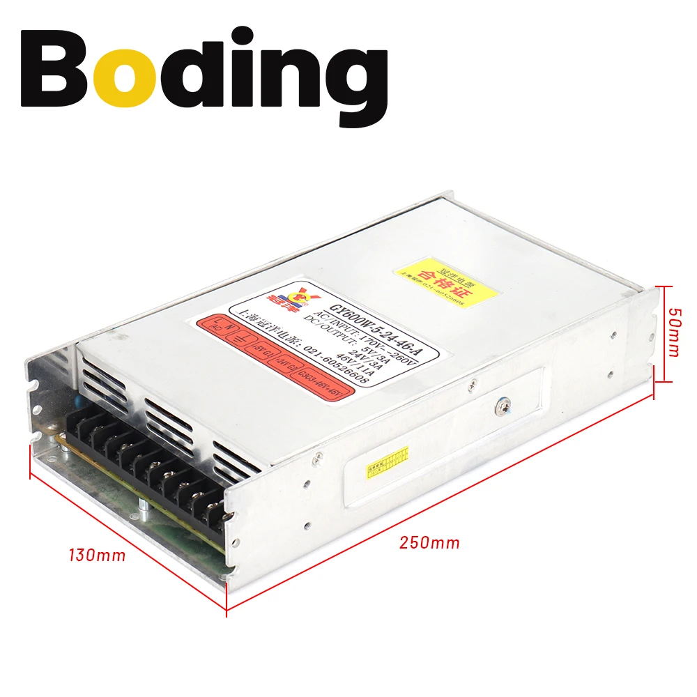 Boding Switching Power Supply Gy600w-5-24-36-a Gy600w-5-24-46-a Gy600w-12-24-46-a