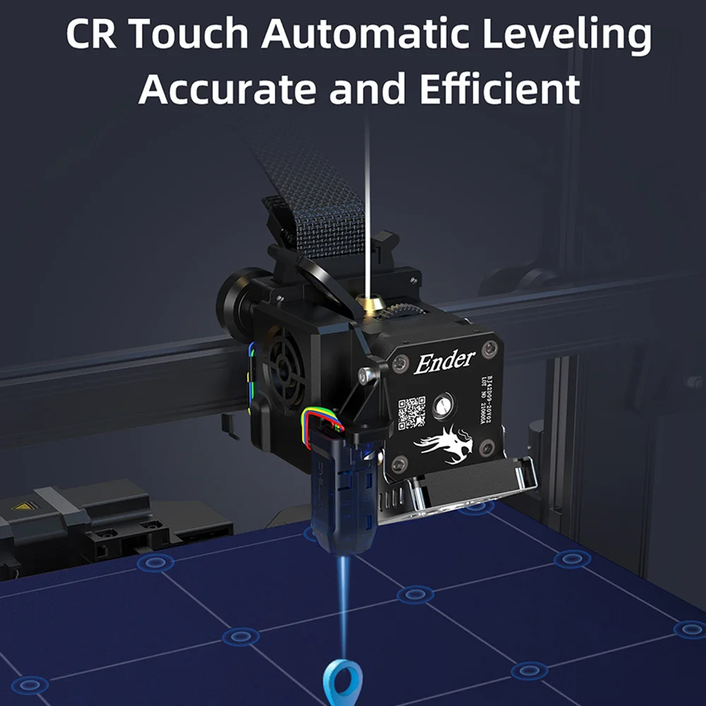 Imagem -04 - Creality-extrusora Direta de Engrenagem Dupla Impressora 3d Ender3s1 Pro Ender-3s1 Plus 4.3 32bit Toque cr Silencioso Mais Novo