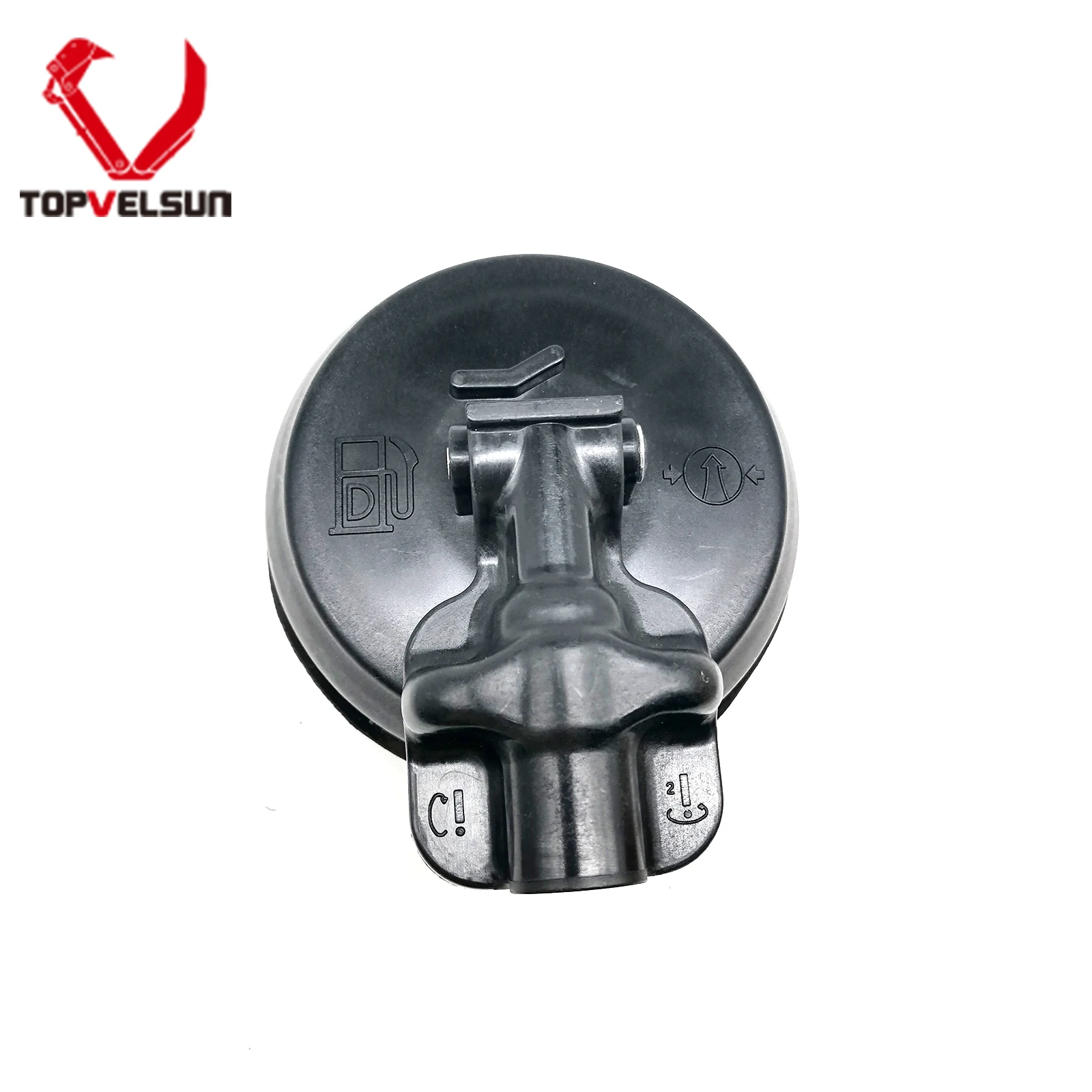 TOPVELSUN YA00010024 Fuel Tank Cap with 2 Keys Compatible with Hitachi ZX-5 ZX-5G ZX200 ZX200-5 ZX200-5G ZX210 ZX330-5 ZX330LC-5