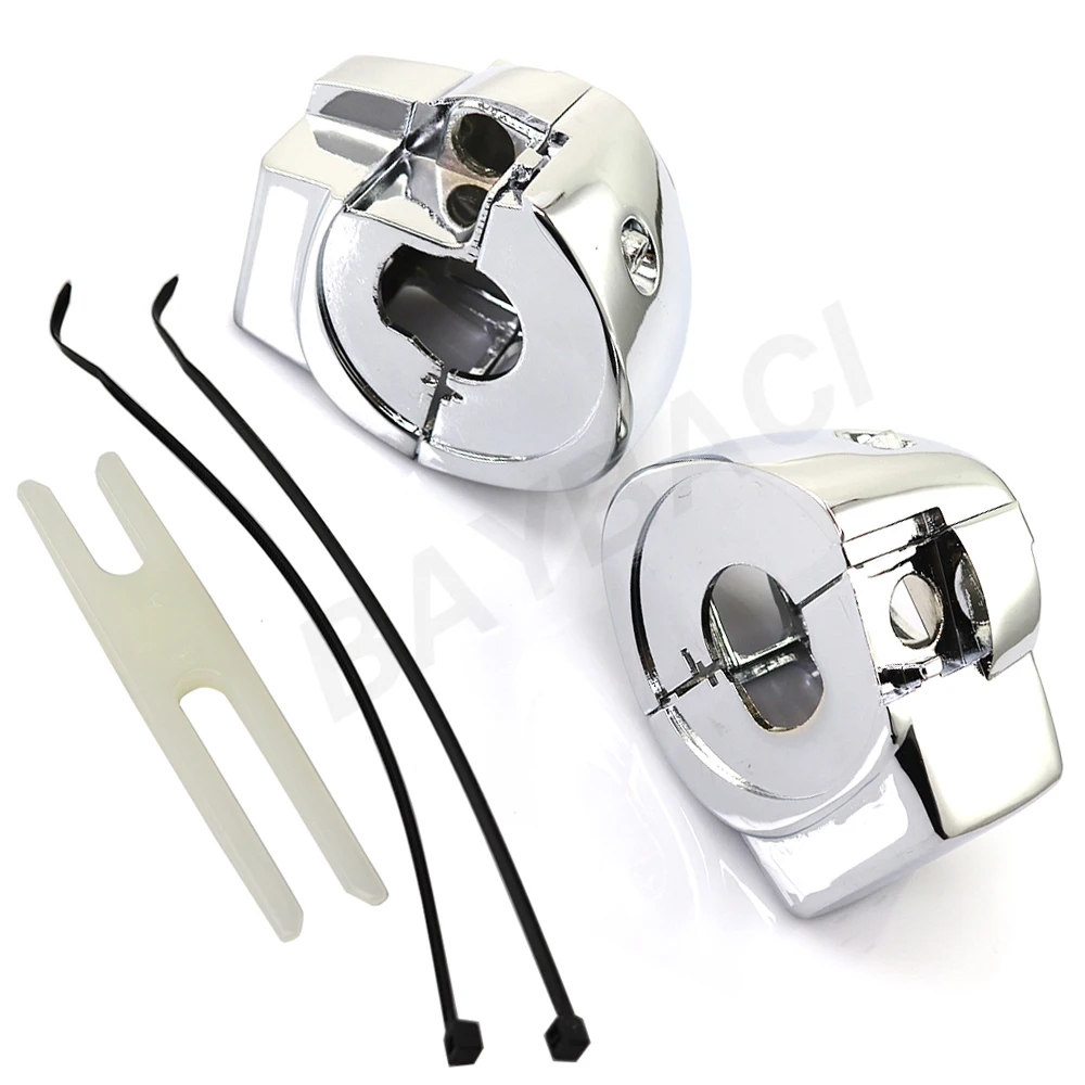 Switch Housing Covers For Harley Electra Glide FLHTCU FLHTCUI 1996-2012, Road Glide FLTR FLTRI 1998-2009, Road King FLHRCI 02-12